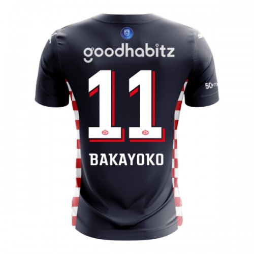 Camisola do PSV Eindhoven Bakayoyo 11 Equipamento Alternativo 2025-26 Camisola do PSV Eindhoven Bakayoyo 11 Equipamento Alternativo 2025-26